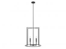 Savoy House Meridian CA M7044MBK - 4-Light Pendant in Matte Black