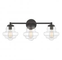 Savoy House Meridian CA M80073ORB - 3-Light Bathroom Vanity Light in Oil Rubbed Bronze