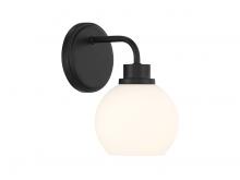 Savoy House Meridian CA M90112MBK - 1-Light Wall Sconce in Matte Black