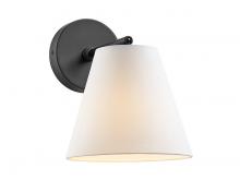 Savoy House Meridian CA M90119MBK - 1-Light Wall Sconce in Matte Black (Set of 2)