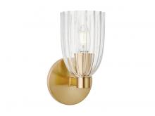 Savoy House Meridian CA M90120NB - 1-Light Wall Sconce in Natural Brass