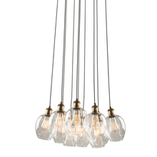 Artcraft AC10731VB - Clearwater 10-Light Chandelier