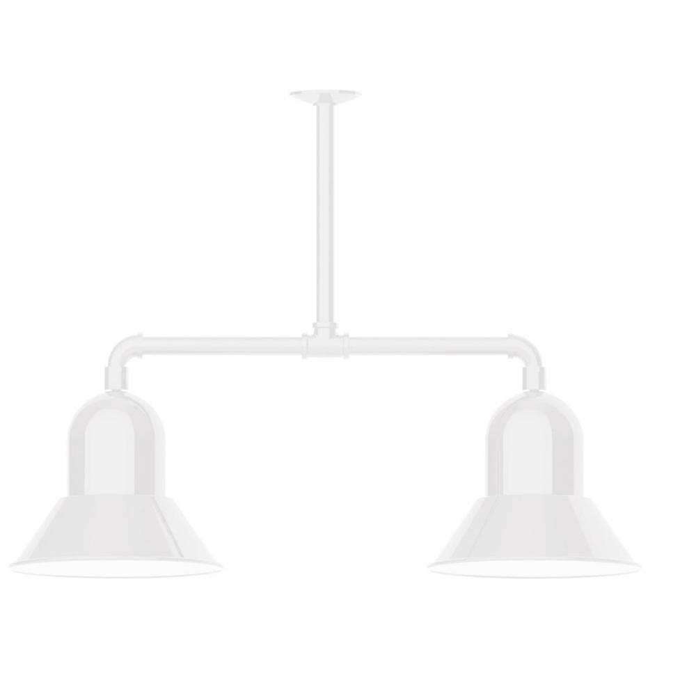 Prima 12" 2-light Stem Hung Pendant Light