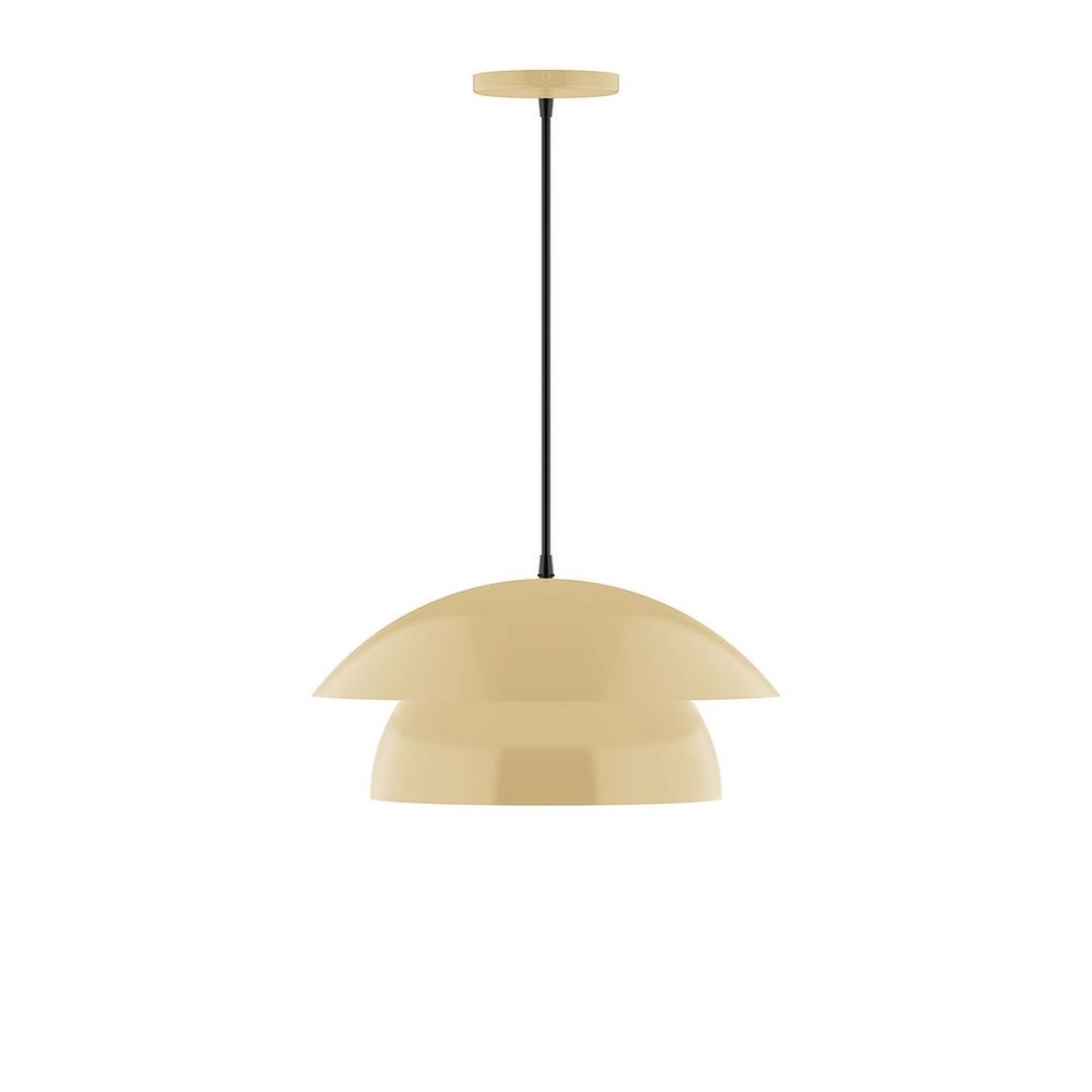 16" Nest LED Pendant, Ivory