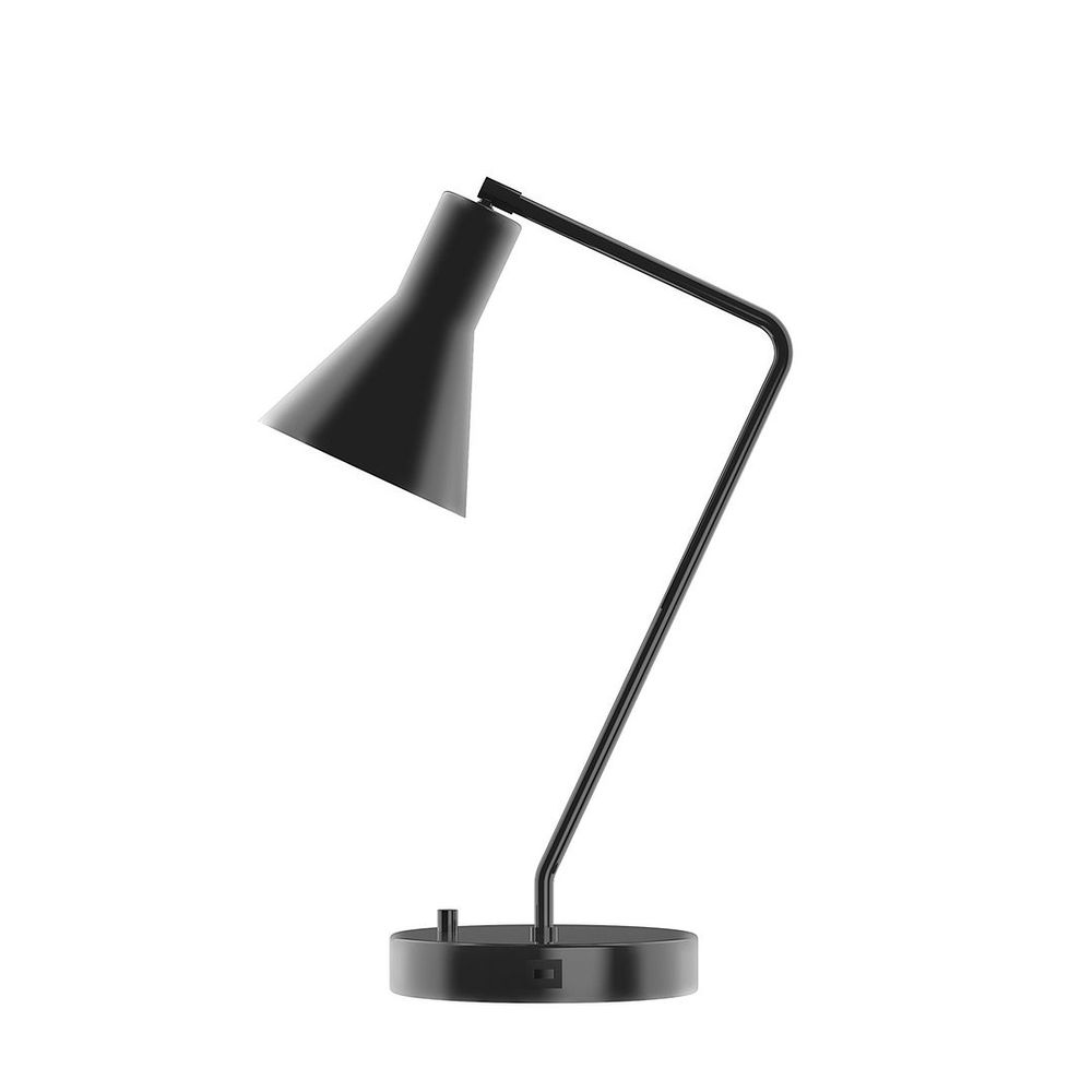 21" J-Series LED Table Lamp, Black