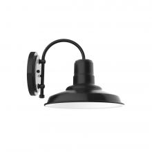 Montclair Light Works SCC182-41 - 12" Warehouse shade, wall mount sconce, Black