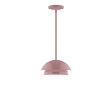 Montclair Light Works STGX445-20-L10 - 10" Nest LED Stem Hung Pendant, Mauve