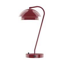 Montclair Light Works TLCX445-55-L10 - 23" Nest LED Table Lamp, Barn Red