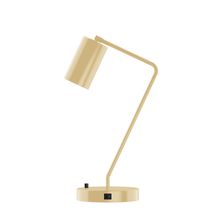 Montclair Light Works TLD425-17-L10 - 21.5" J-Series LED Table Lamp, Ivory