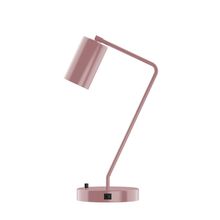 Montclair Light Works TLD425-20-L10 - 21.5" J-Series LED Table Lamp, Mauve