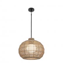 Eurofase Gold US 46631-015 - Markis 1 Light Outdoor Pendant in Khaki Brown