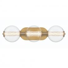 Eurofase Gold US 46809-023 - Atomo 3 Light Sconce in Gold with Clear Glass