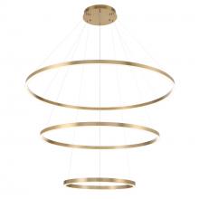 Eurofase Gold CA 31474-038 - Spunto 3 Tier 61" LED Chandelier in Gold