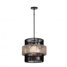 Eurofase Gold CA 46632-012 - Aden 1 Light Outdoor Pendant in Grey