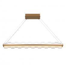 Eurofase Gold CA 46803-023 - Bruco 2 Light LED Chandelier in Gold