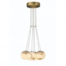 Eurofase Gold CA 46805-010 - Kepler 7 Light LED Pendant in Gold