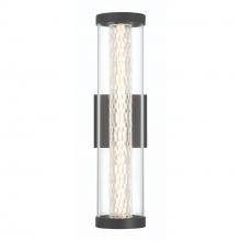 Eurofase Gold CA 46808-011 - Savron 1 Light LED 18" Outdoor Sconce in Black