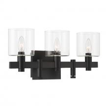 Eurofase Gold CA 46812-018 - Decato 3 Light Sconce in Black