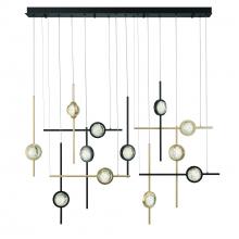 Eurofase Gold CA 47256-033 - Barletta 53" LED Chandelier In Gold And Black