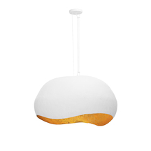 Eurofase Gold CA 46438-027 - Baleia 4 Light Pendant in White and Gold Foil