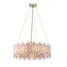 Eurofase Gold CA 46466-013 - Birla 8 Light Chandelier in Brass