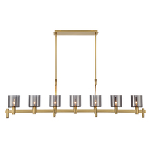 Eurofase Gold CA 45653-018 - Decato 7 Light Chandelier in Brushed Gold