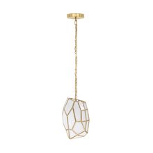 Eurofase Gold CA 46463-012 - Heera 1 Light Pendant in Brass