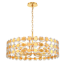 Eurofase Gold CA 44286-025 - Perrene 8 Light Pendant in Gold