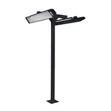 Eurofase Gold CA EF3908PMDB - Eurofase EF3908PMDB 39 Inch 8ft Black Pole Mount With Double Crossbar