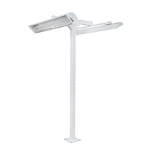 Eurofase Gold CA EF6108PMDW - Eurofase EF6108PMDW 61 Inch 8ft White Pole Mount With Double Crossbar