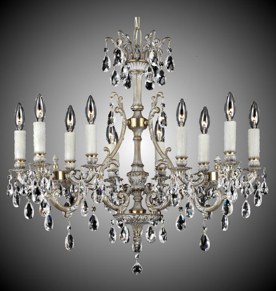 12 Light 3 Arm Chateau Chandelier