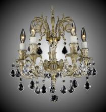 American Brass & Crystal CH2001-A-16G-ST - 5 Light Finisterra Chandelier