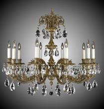 American Brass & Crystal CH2004-O-12G-ST - 10 Light Finisterra Chandelier