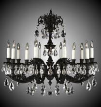 American Brass & Crystal CH2005-A-23S-PI - 12 Light Finisterra Chandelier