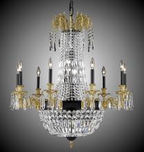 American Brass & Crystal CH2143-P-08G-PI - 9+9 Light Finisterra Chandelier