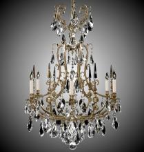 American Brass & Crystal CH7016-O-10W-PI - 6 Light Parisian Chandelier