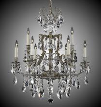 American Brass & Crystal CH7423-A-16G-PI - 6+3 Light Parisian Chandelier