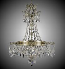 American Brass & Crystal CH8122-P-10G - 8 Light Valencia Chandelier