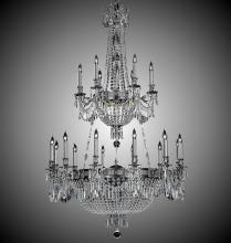 American Brass & Crystal CH8152-P-16G-PI - 18+ 15 Light Valencia Chandelier