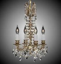 American Brass & Crystal CH9210-O-04G-PI - 4 Light Biella Chandelier