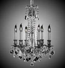 American Brass & Crystal CH9212-A-12G-ST - 6 Light Biella Chandelier