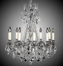 American Brass & Crystal CH9248-A-07G-ST - 10 Light Biella Chandelier