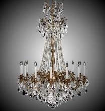 American Brass & Crystal CH9278-A-05S-ST - 16 Light Biella Chandelier