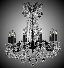 American Brass & Crystal CH9284-O-16G-PI - 10 Light Crystella Chandelier