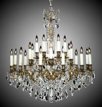 American Brass & Crystal CH9322-A-13S-ST - 24 Light Elise Chandelier