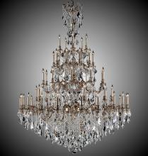 American Brass & Crystal CH9325-O-02G-PI - 55 Light Elise Chandelier