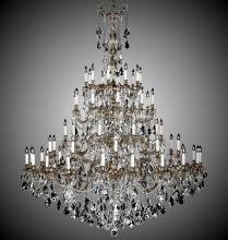 American Brass & Crystal CH9326-A-08G-ST - 60 Light Elise Chandelier