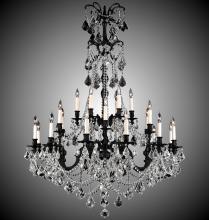 American Brass & Crystal CH9868-A-13S-ST - 8+24 Light Sterling Chandelier