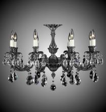 American Brass & Crystal FM2017-O-02G-ST - 8 Light Finisterra Flush Mount