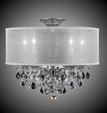 American Brass & Crystal FM6511-A-21S-ST-HL - 5 Light Llydia Semi Flush